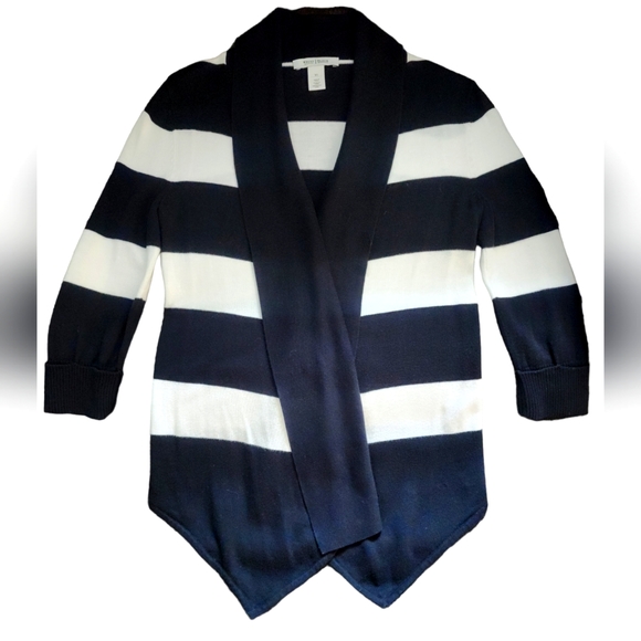 WHBM Stripe Cardigan - Picture 1 of 2